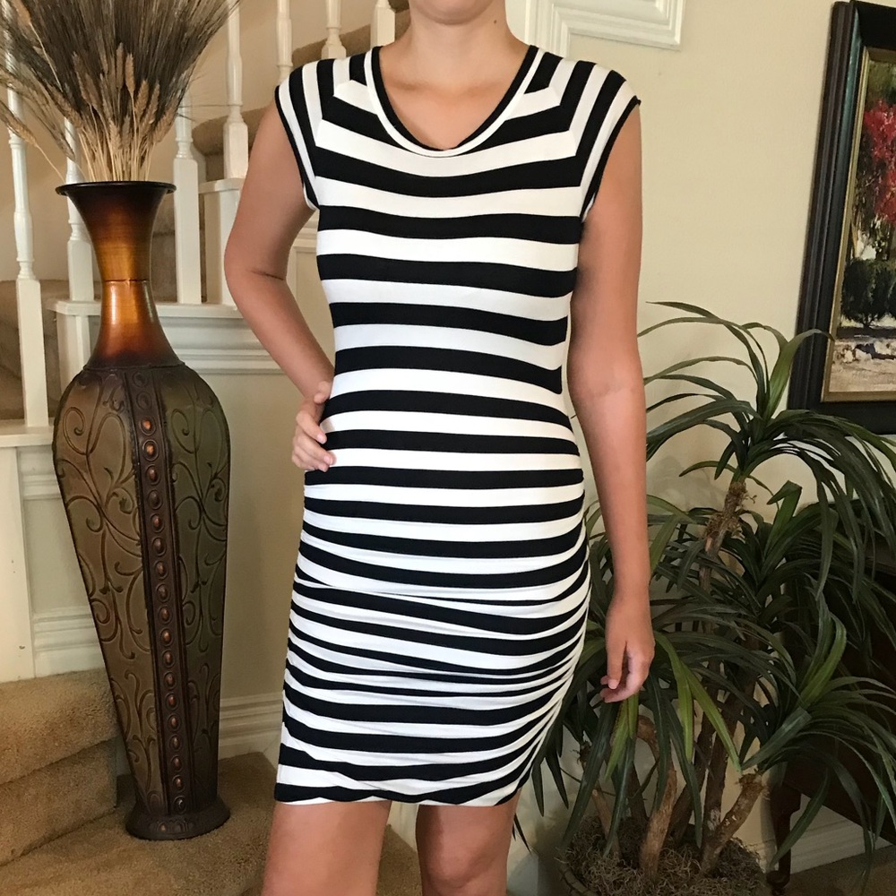 ALC knit striped dress